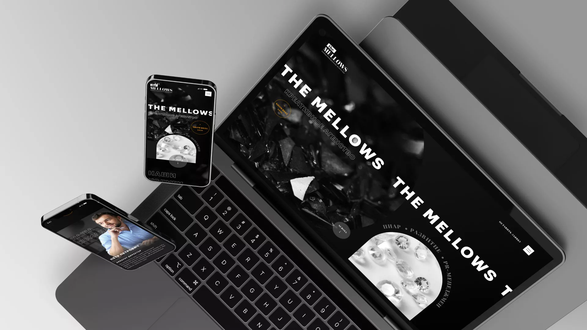 Разработка сайта креативного агентства «The Mellows» в Черкесске