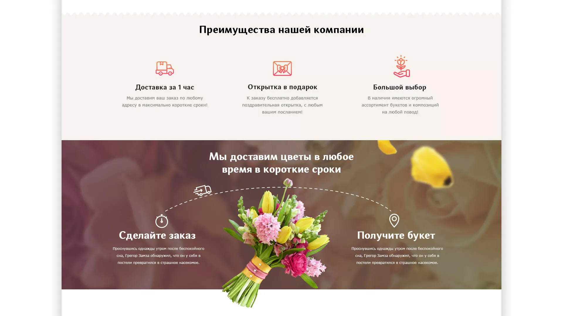 Создание интернет-магазина «Букет-онлайн» по цветам в Черкесске